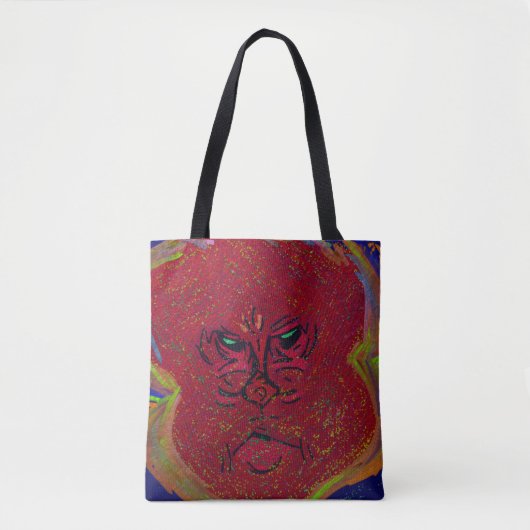 Face of a Flame Medium Tote Bag (Voorkant)