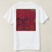 Face of a Flame T-Shirt (Design achterkant)