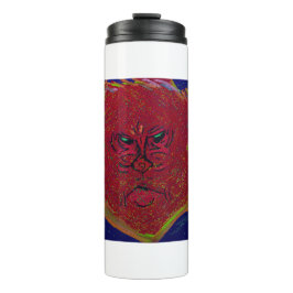 Face of a Flame Thermosbeker