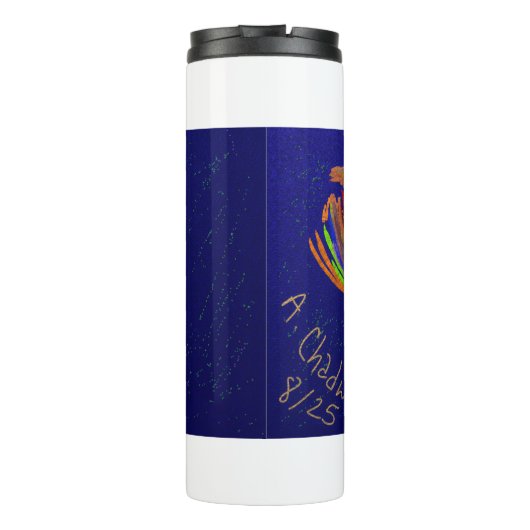 Face of a Flame Thermosbeker (Achterkant)