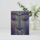 Face of Buddha Briefkaart (Staand voorkant)