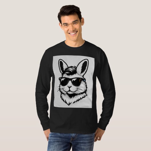 face of rabbit t-shirt (Voorkant volledig)