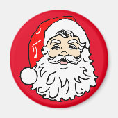 Face of Santa Claus Magneet (Voorkant)
