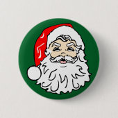 Face of Santa Claus Ronde Button 5,7 Cm (Voorkant)
