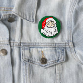 Face of Santa Claus Ronde Button 5,7 Cm (In situ)