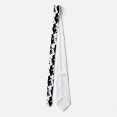 Face of saxofone speler? stropdas (Achterkant)