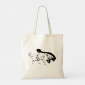 face-off op de marktdag tote bag (Achterkant)