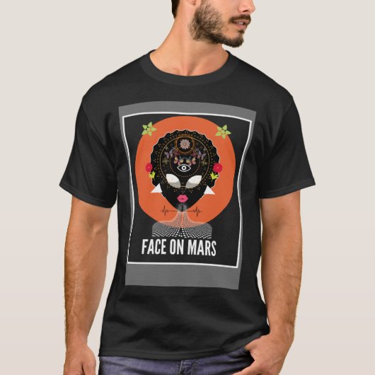 Face On Mars  Moorish Cosmic Wisdom T-shirt (Voorkant)