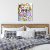 Face op Canvas Afdruk (Insitu (Slaapkamer))
