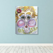 Face op Canvas Afdruk (Insitu (Houten vloer))