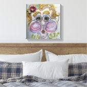 Face op Canvas Afdruk (Insitu (Slaapkamer))