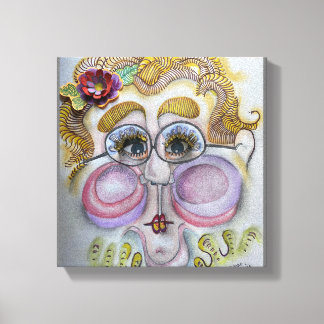 Face op Canvas Afdruk