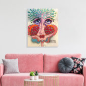 Face op Canvas Afdruk (Insitu (Woonkamer))