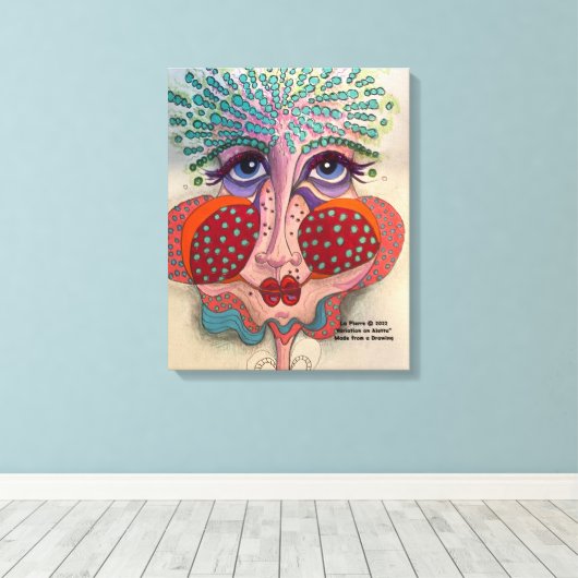 Face op Canvas Afdruk (Insitu (Houten vloer))