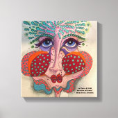 Face op Canvas Afdruk (Voorkant)