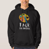 Face Painter And Face Painting Hoodie (Voorkant)