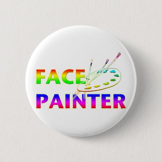 Face Painter Ronde Button 5,7 Cm (Voorkant)