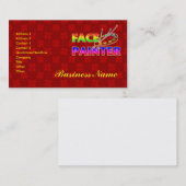 Face Painter Visitekaartje (Voorkant / Achterkant)