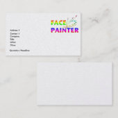 Face Painter Visitekaartje (Voorkant / Achterkant)