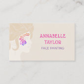 Face Painting Party Visitekaartje (Voorkant)
