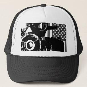 FACE PALM Retro Gas Mask Trucker Pet/Pet 2 Trucker Pet
