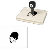 Face Palm Rubberstempel (Gestempeld)