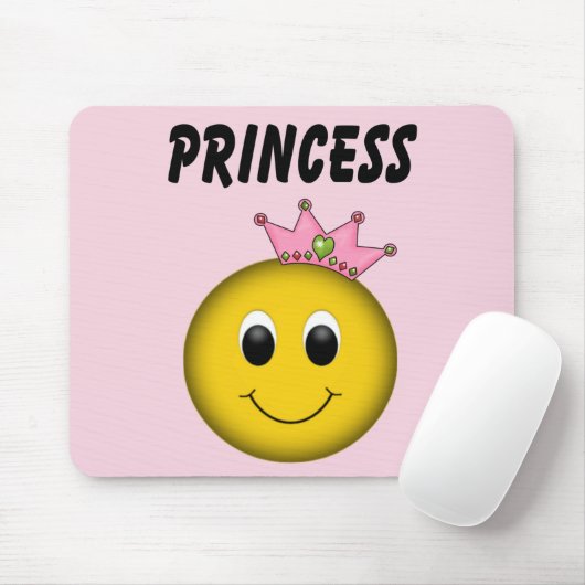 Face Princess met Crown Muismat (Met muis)