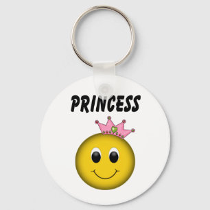 Face Princess met Crown Sleutelhanger