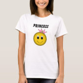 Face Princess met Crown T-shirt (Voorkant)