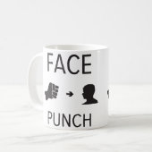 Face Punch Koffiemok (Voorkant links)
