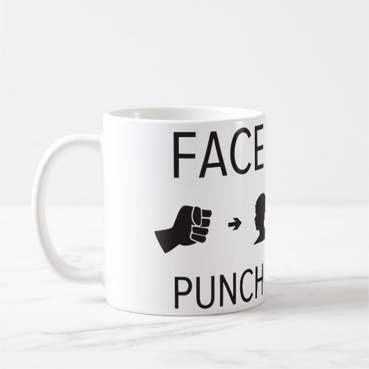 Face Punch Koffiemok (Links)