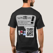 Face Recognition T-shirt (Achterkant)