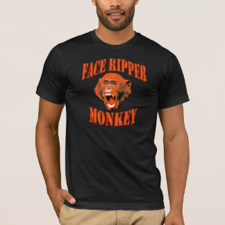 Face-Ripper-aap (oranje) T-shirt
