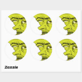 Face Ronde Sticker (Vel)