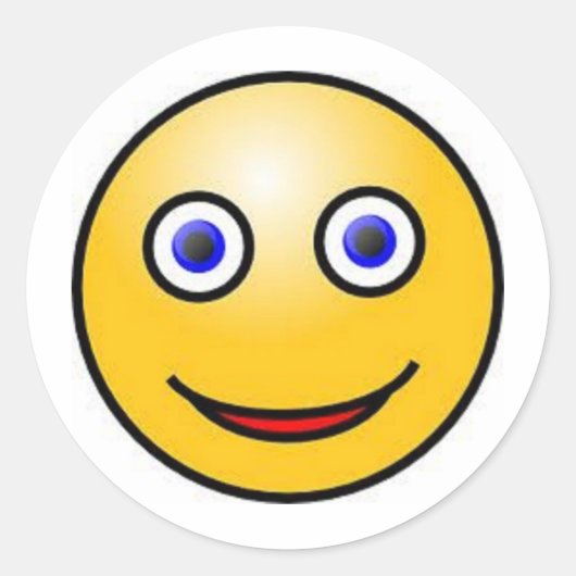 Face Ronde Sticker (Voorkant)