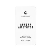 Face Serum etiket voor kleine fles (Voorkant)