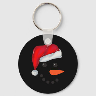 Face Snowman Kerst Matching Squad Familie Mannen W Sleutelhanger