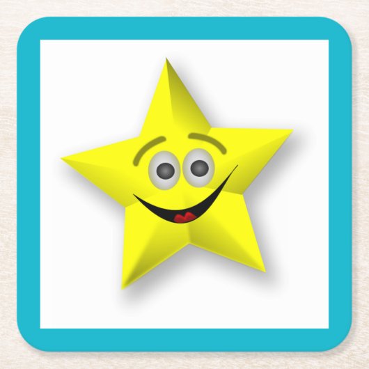 FACE STAR KARTONNEN ONDERZETTERS (Voorkant)