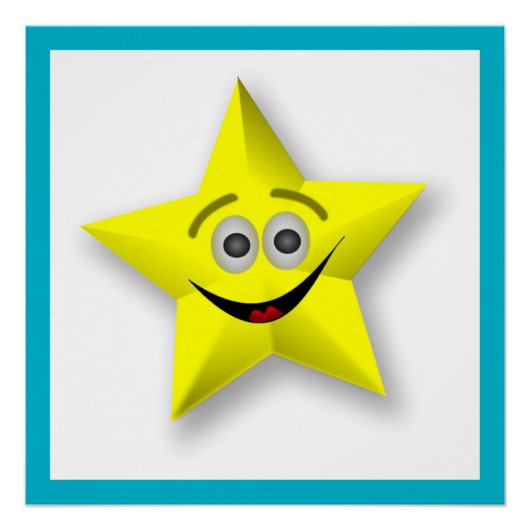 FACE STAR POSTER (Voorkant)