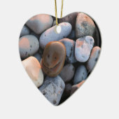 Face Stone Keramisch Ornament (Links)