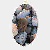 Face Stone Keramisch Ornament (Links)