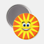 FACE SUN MAGNEET (Voorkant / Achterkant)