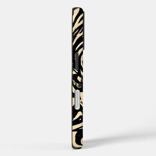 Face Swirl Portrait Phone case (Achterkant / Rechts)