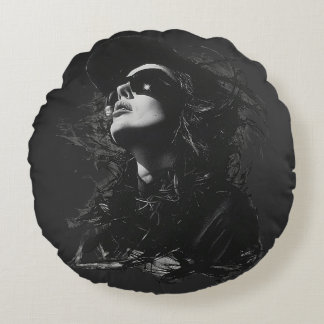 Face T-Shirt Rond Kussen