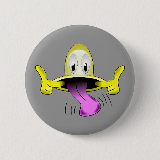 Face Tease Ronde Button 5,7 Cm (Voorkant)