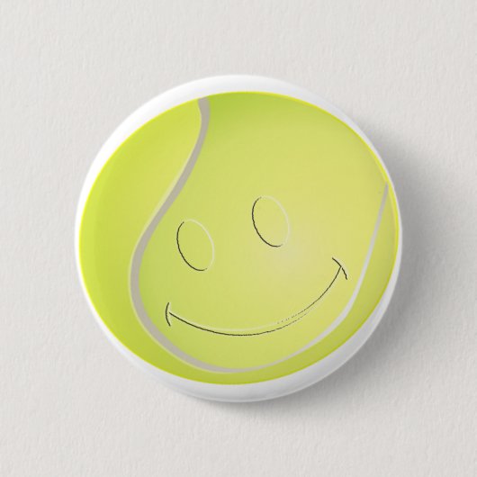 FACE TENNIS BALL RONDE BUTTON 5,7 CM (Voorkant)