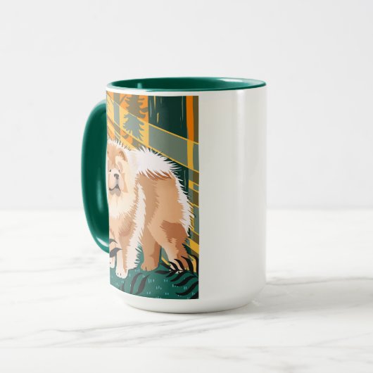 FACE THE SUN Chow classic mok (Voorkant links)