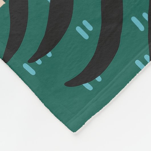 FACE THE SUN Chow fleece deken (Hoek)