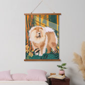 FACE THE SUN Chow hout toptapijt Hangend Wandkleed (Slaapkamer)