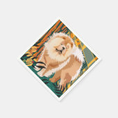 FACE THE SUN Chow papieren servetten (Hoek)